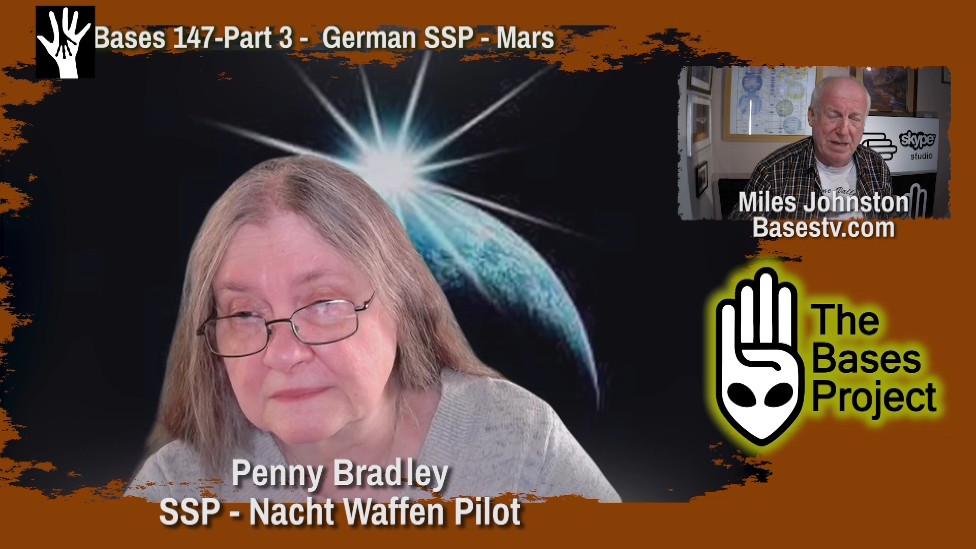 Bases 147 - SSP Witnesses Part 3 - Penny Bradley. Nacht Waffen Pilot.