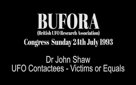 BUFORA - Dr John Shaw