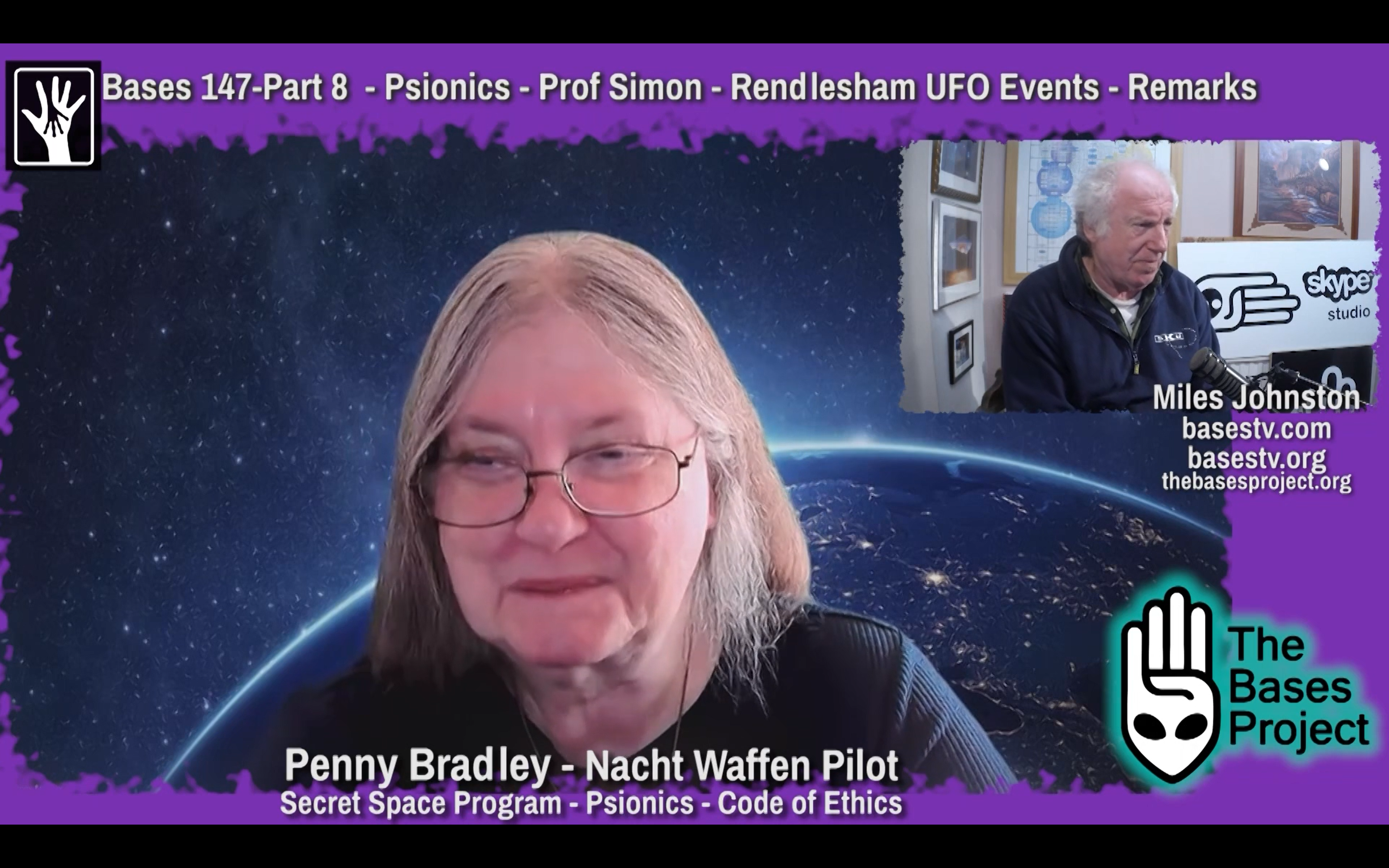 Bases 147 Part 8 - SSP - Penny Bradley - Psionics - Prof Simon on Rendlesham 