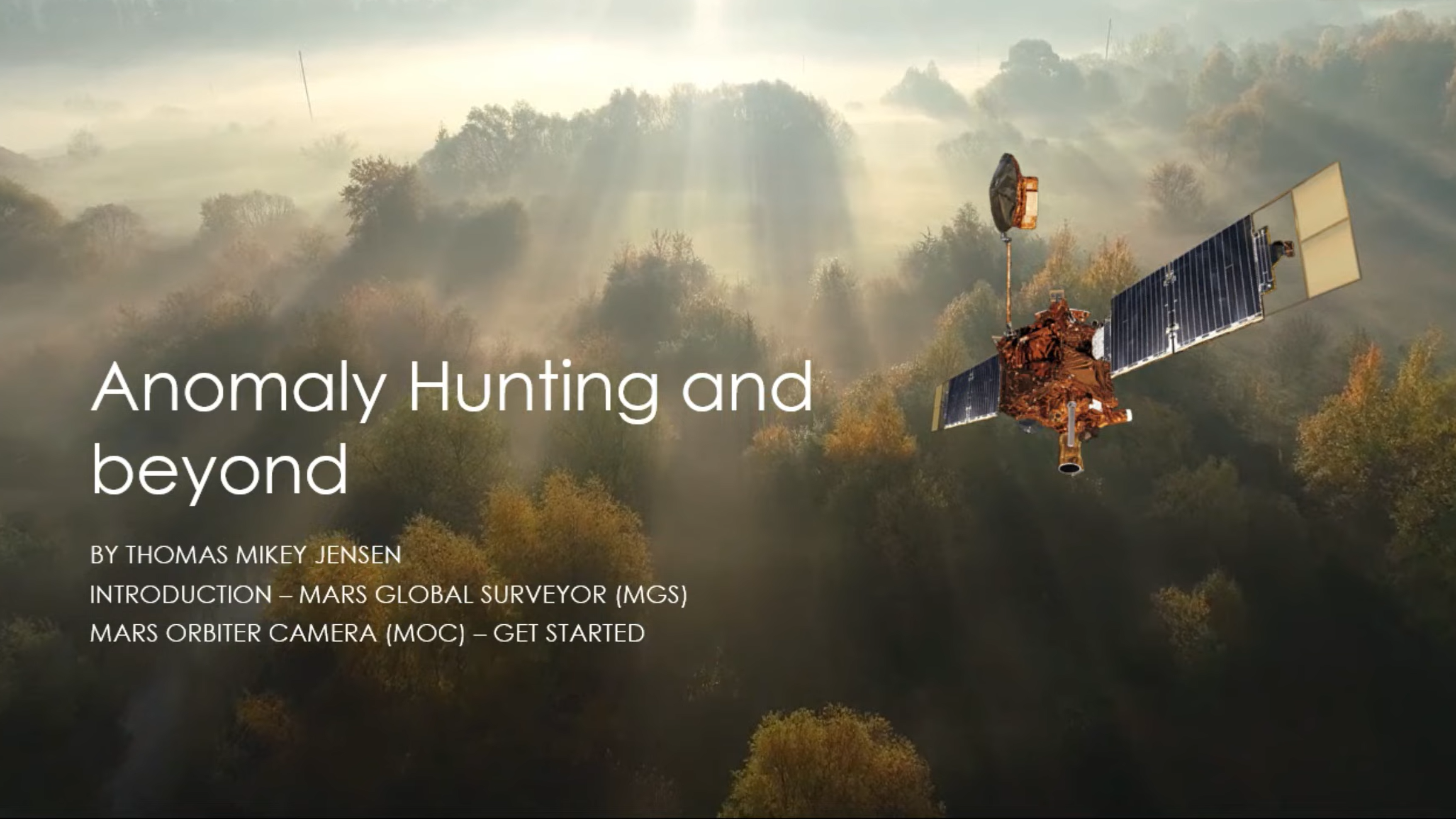 Workshop  -  Anomaly Hunting and Beyond. Pt2  