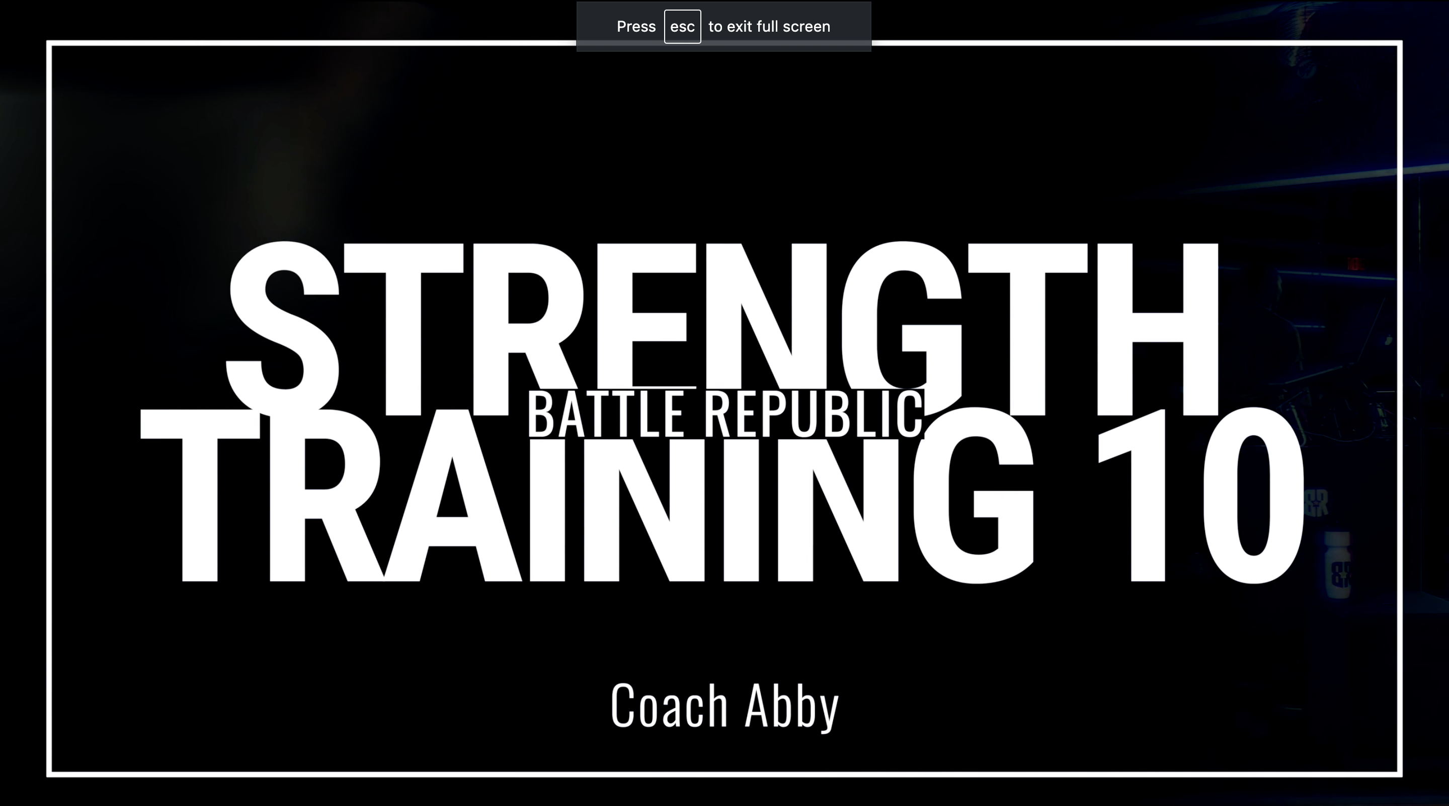 Episode 10: Coach Abby