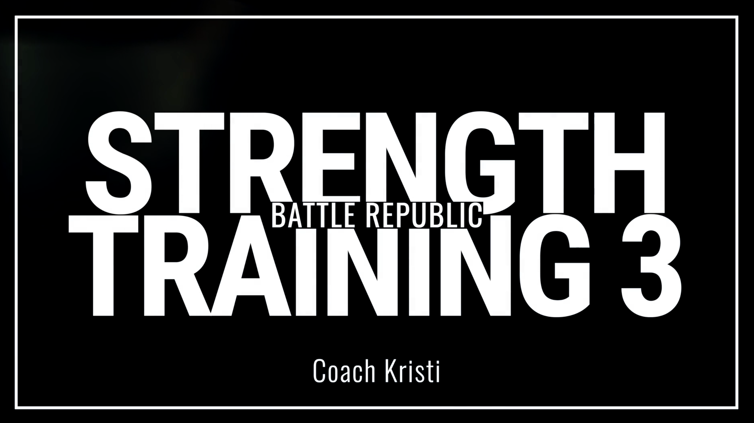Episode 3: Coach Kristi