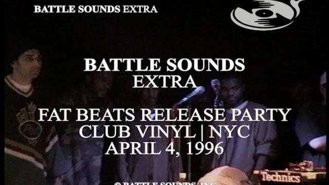 EXTRA | FAT BEATS Party, NYC (1996)