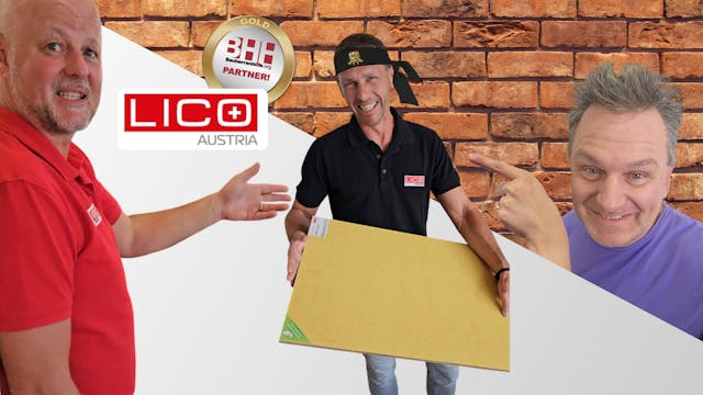 Günther besucht LICO – Böden mit System.