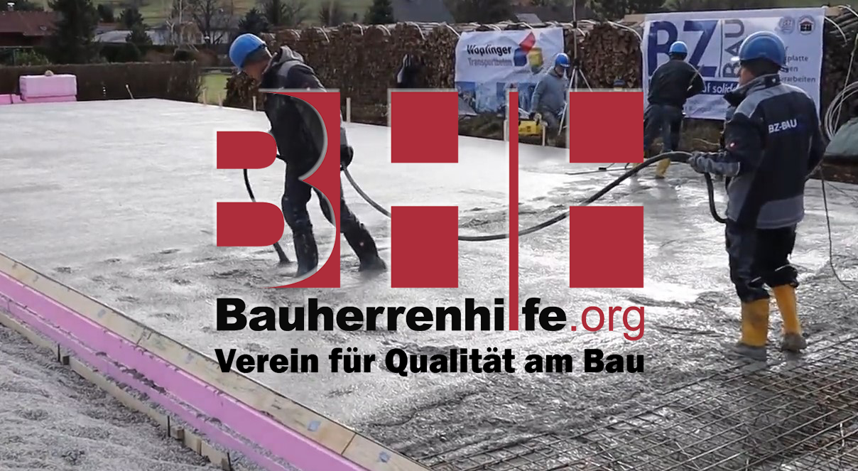 Wie entsteht eine Fundamentplatte? Ökobeton -> Austrotherm und Wopfinger