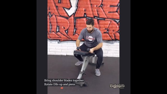 Lying DB Shoulder Rotation and Press