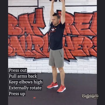 DB Scarecrow to Shoulder Press