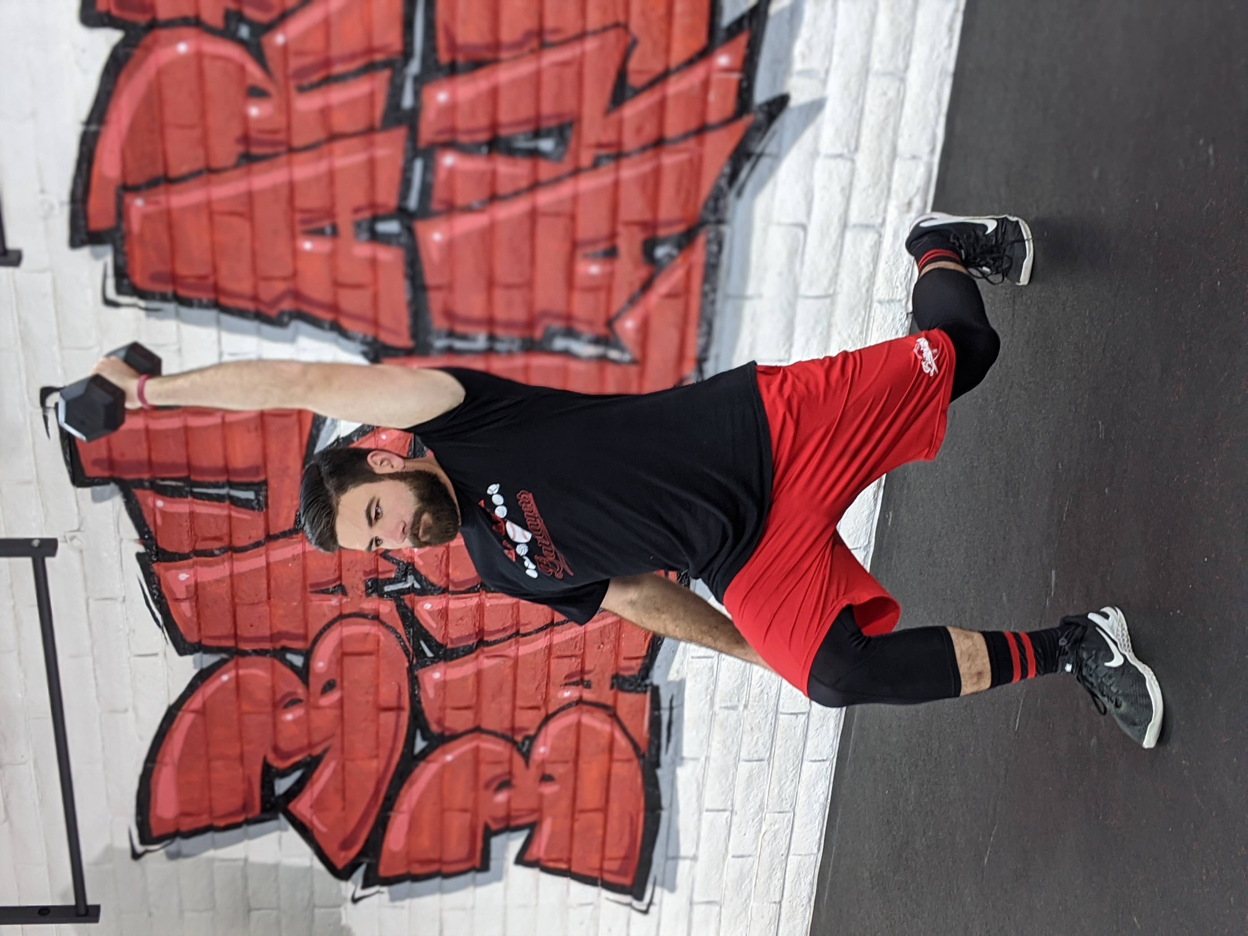 Split Stance Shoulder Press