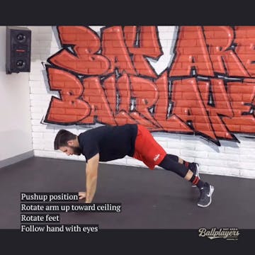 Plank to T Rotations