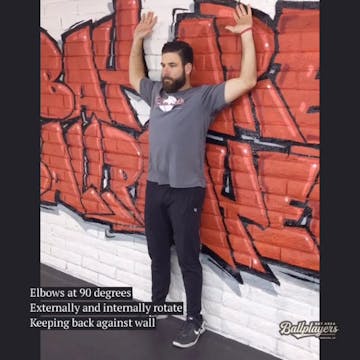 Wall Shoulder Rotations