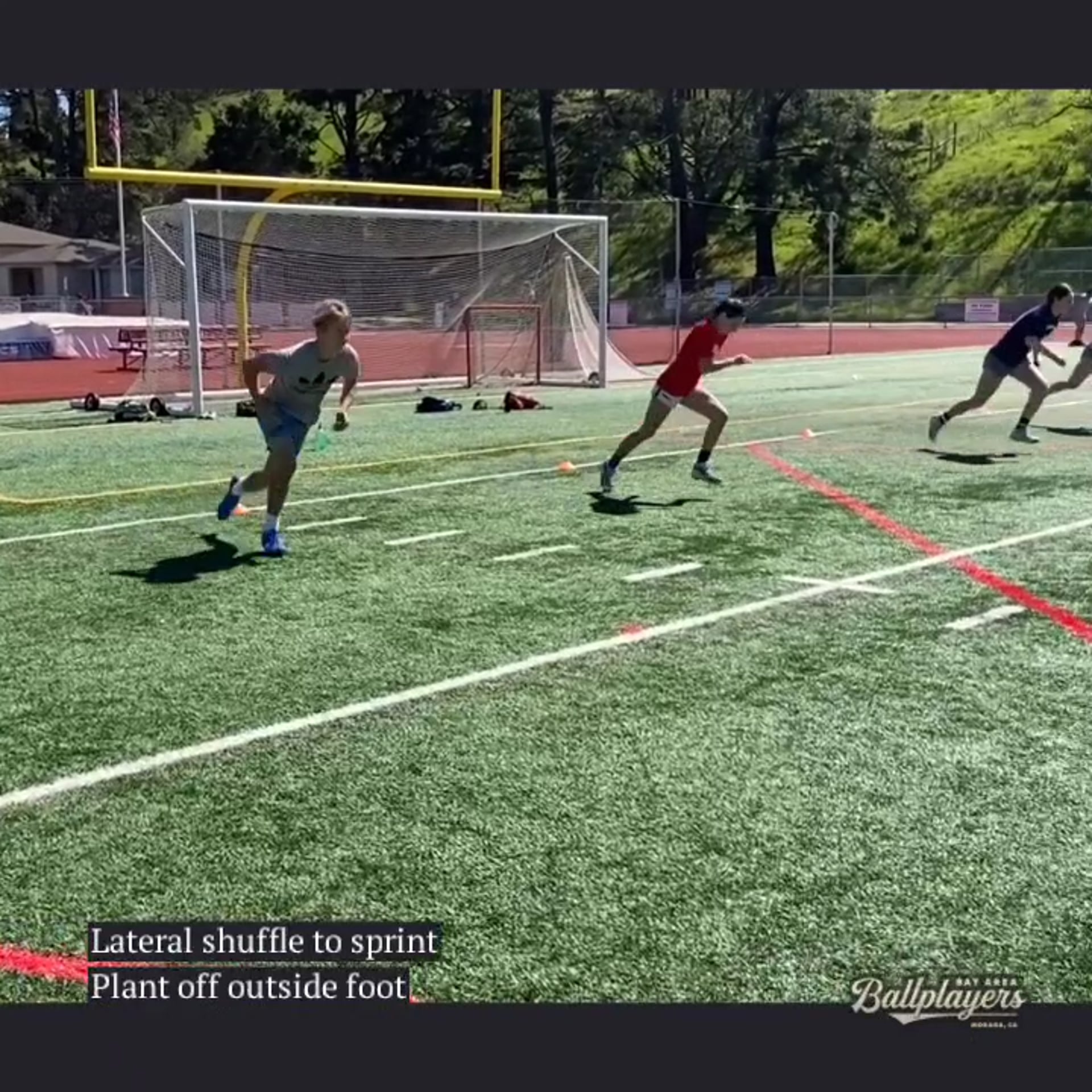 Lateral Shuffle to Sprint
