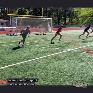 Lateral Shuffle to Sprint