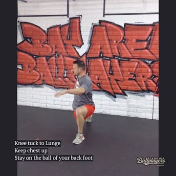 Knee Tuck to Lunge w/ Twist