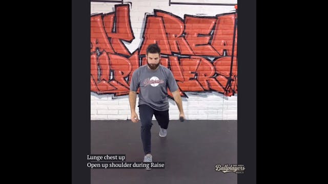 Split Stance DB Lateral Raise