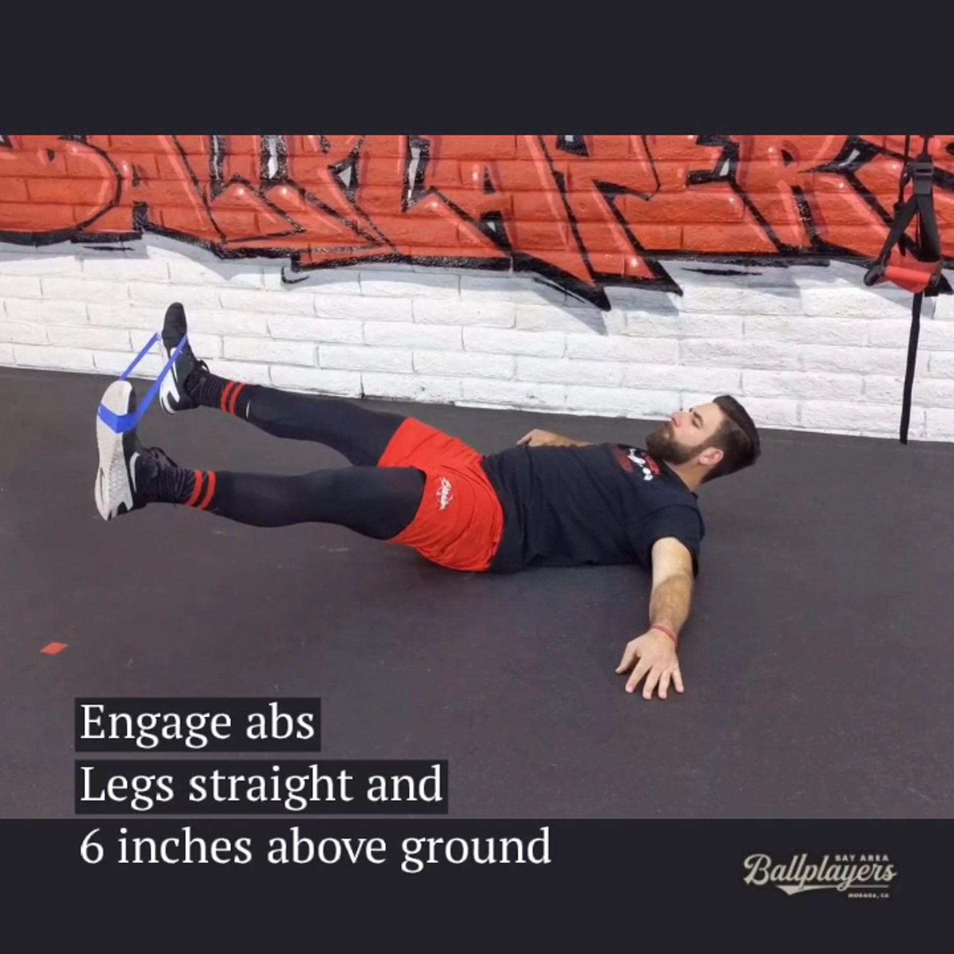 Leg Lift Band Resisted Pullapart