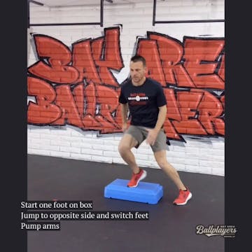 Lateral Quick Step Over Box