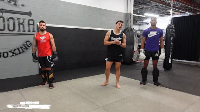 SPARRING DRILLS - ATTACKING THE BACK LEG