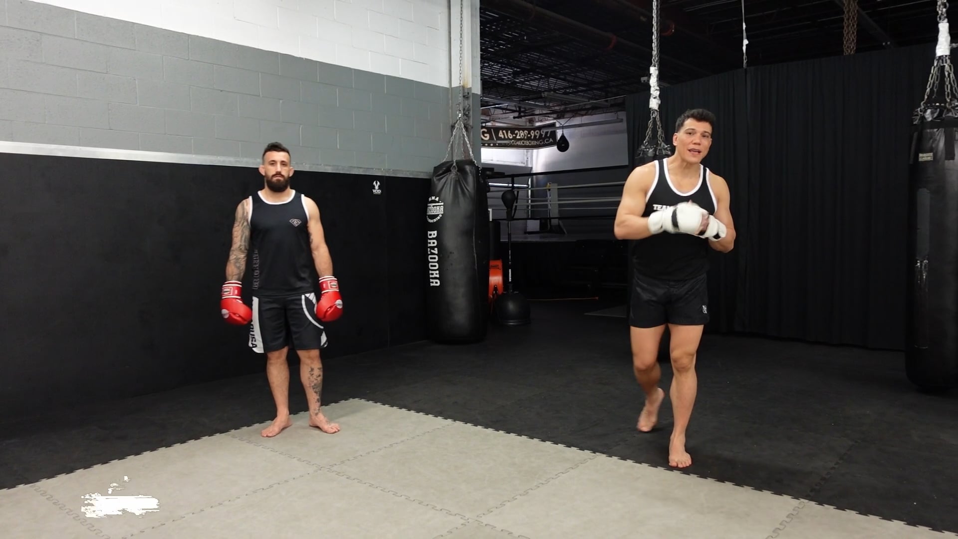 SPARRING DRILLS - PHILLY SHELL TO LIVER KICK