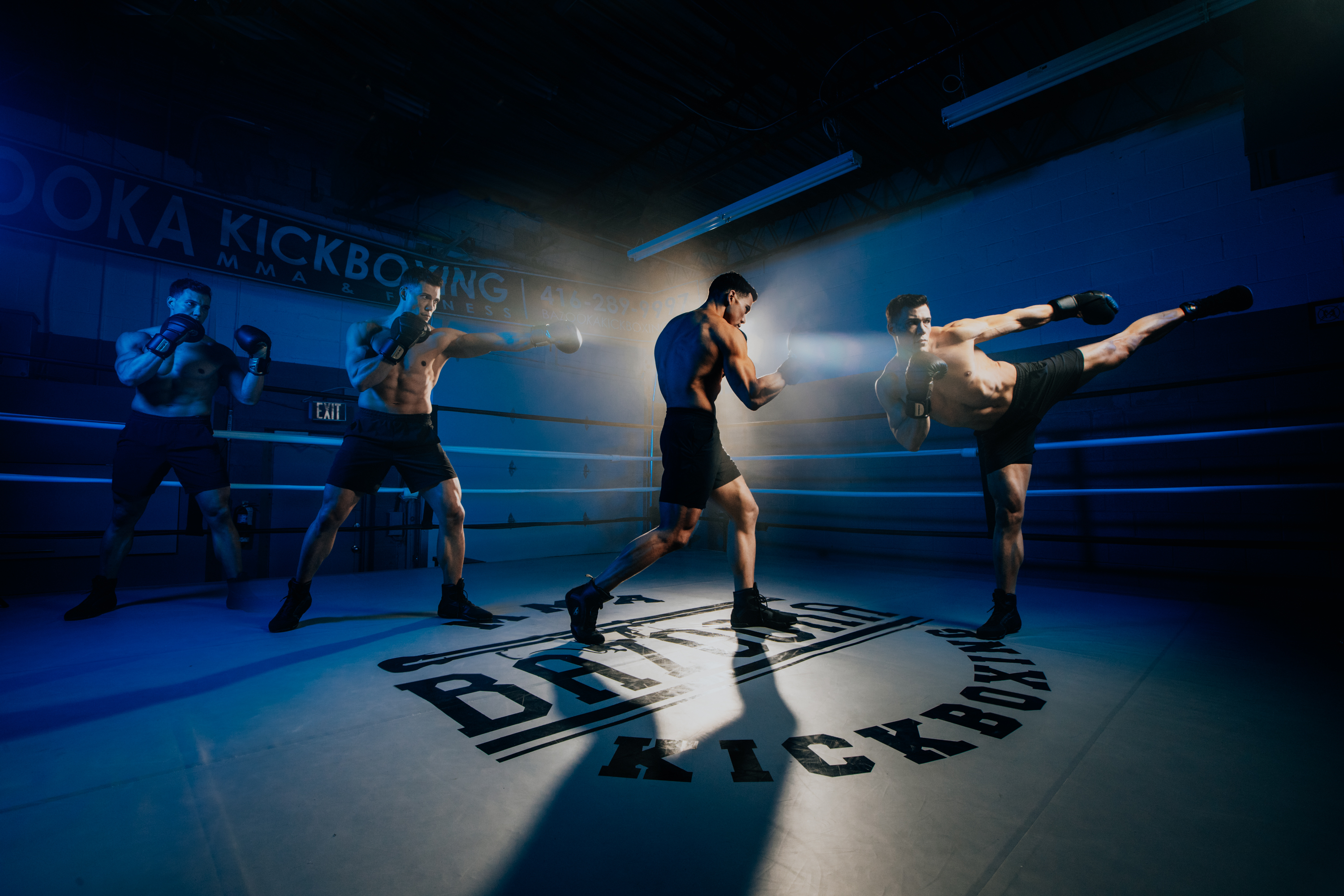 Download Intense Kickboxing Sparring Session Among Two Female Athletes.  Wallpaper | Wallpapers.com