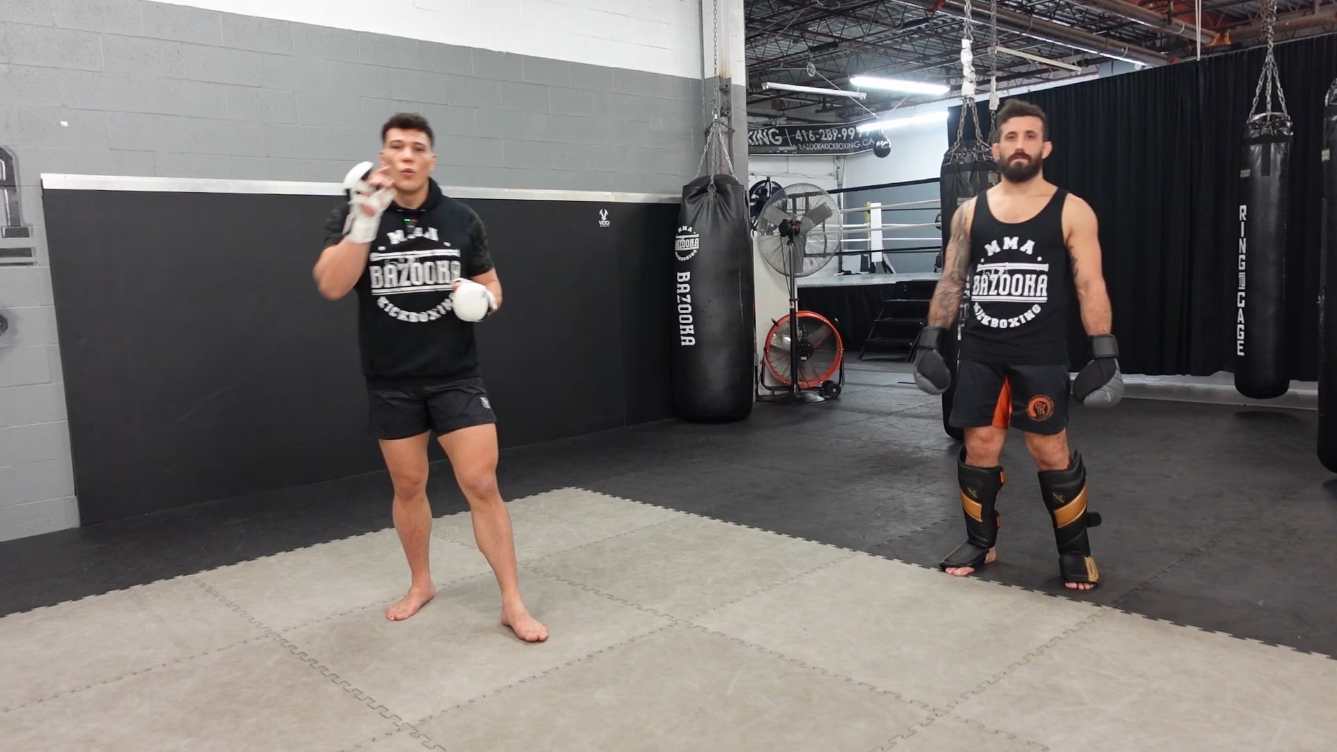 SPARRING DRILLS - DEFENDING KNEES