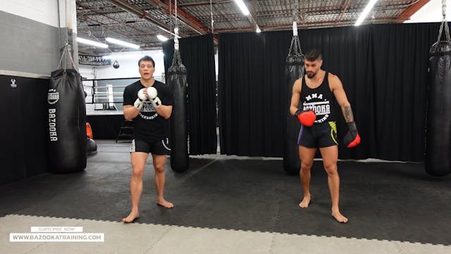SPARRING DRILLS - LOW CALF KICK VS TH...