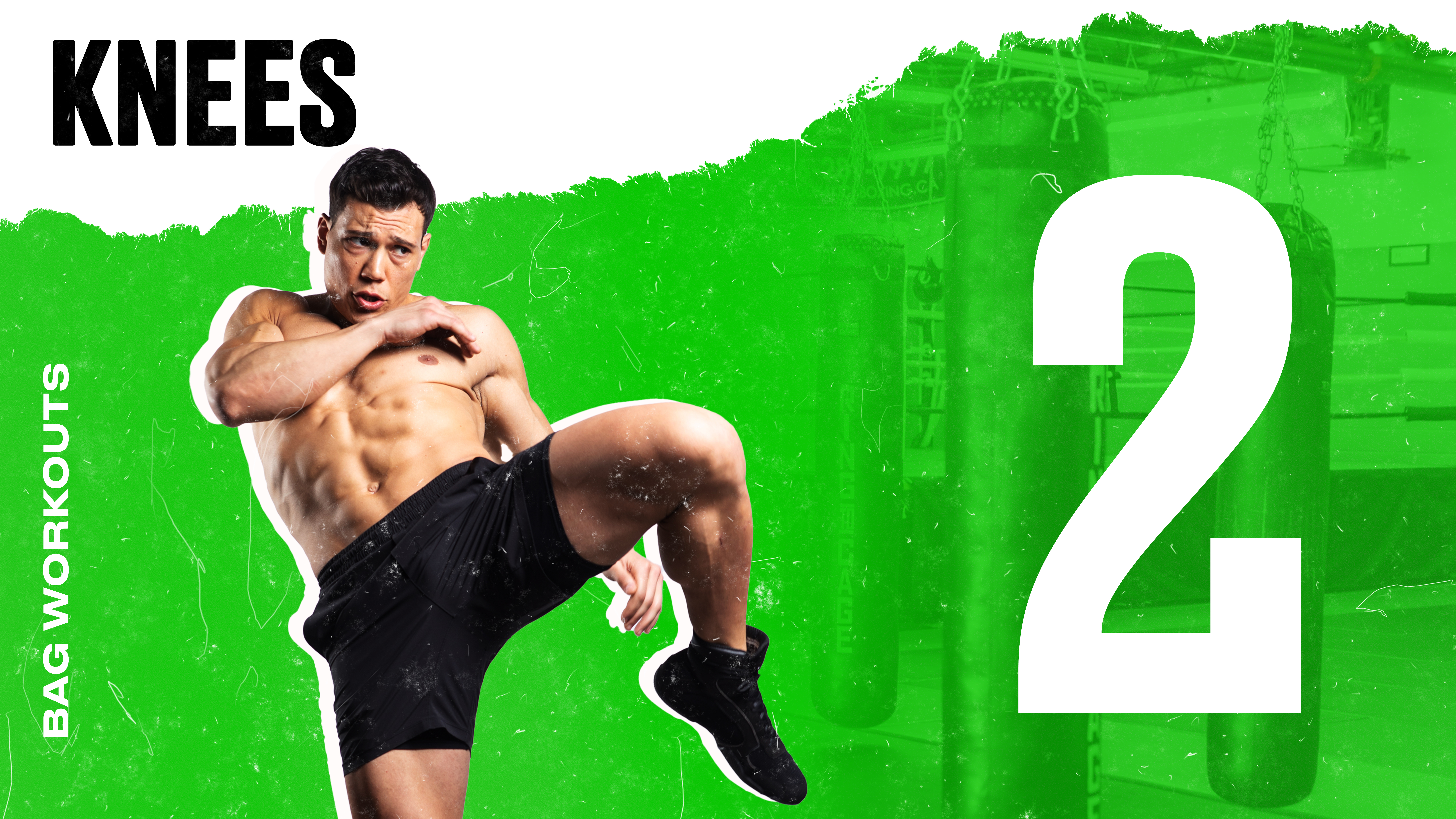 BAG WORKOUT: USING KICKS TO SET UP KNEES