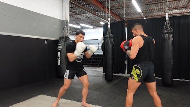 SPARRING DRILLS - USING YOUR HIGH GUA...