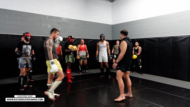 SPARRING DRILLS: HIGH GUARD PRESSURE