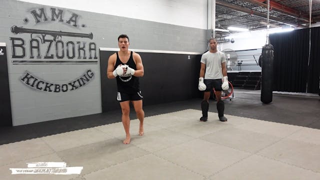 SPARRING DRILLS - KICK TO PUNCH COUNTER