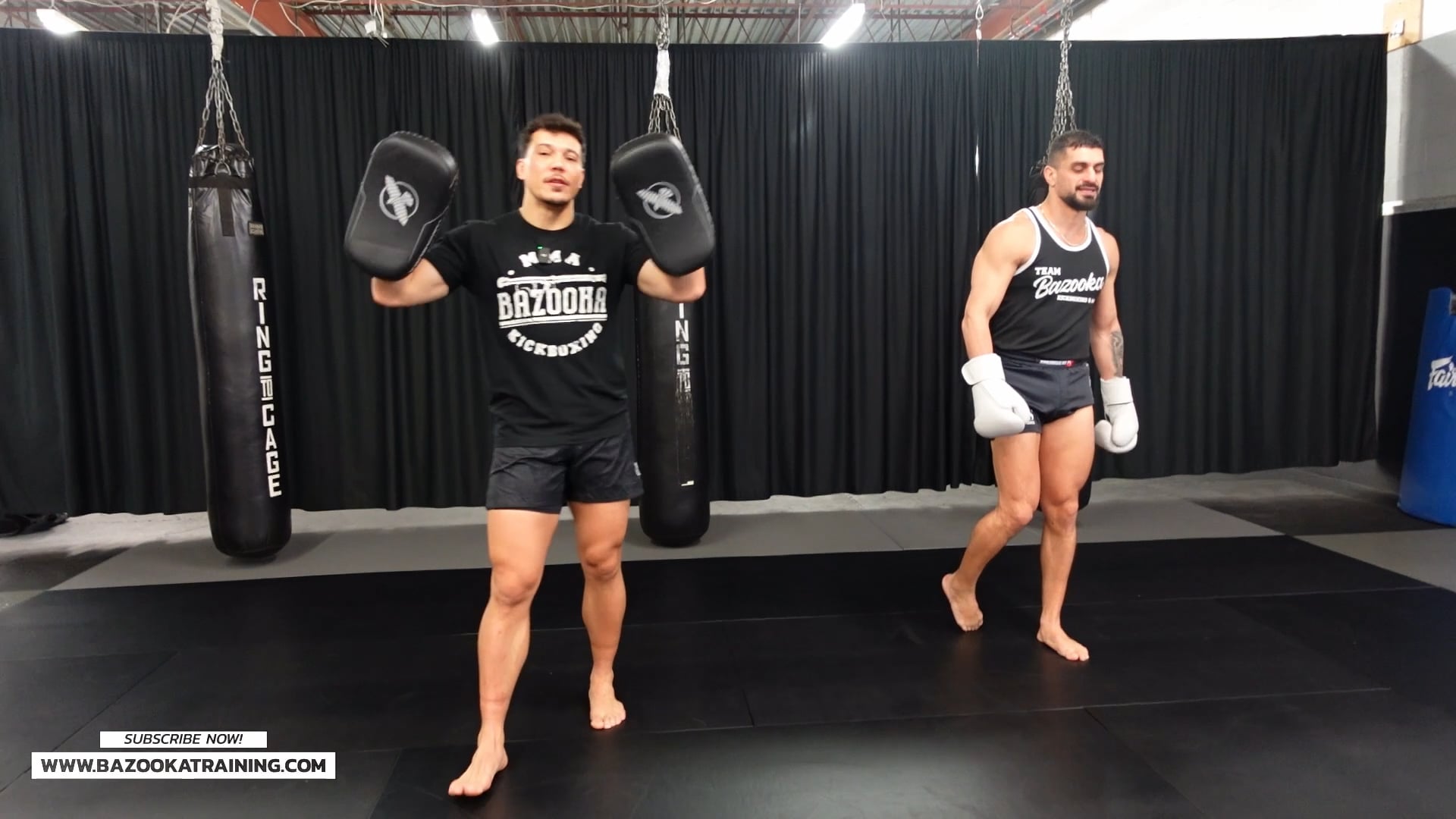 PAD WORKOUTS - FRONT KICK SET UPS AND FOLLOW UPS