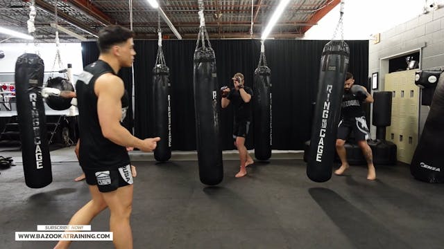 BAG WORKOUT - SWITCH KICK TO OPPOSITE...