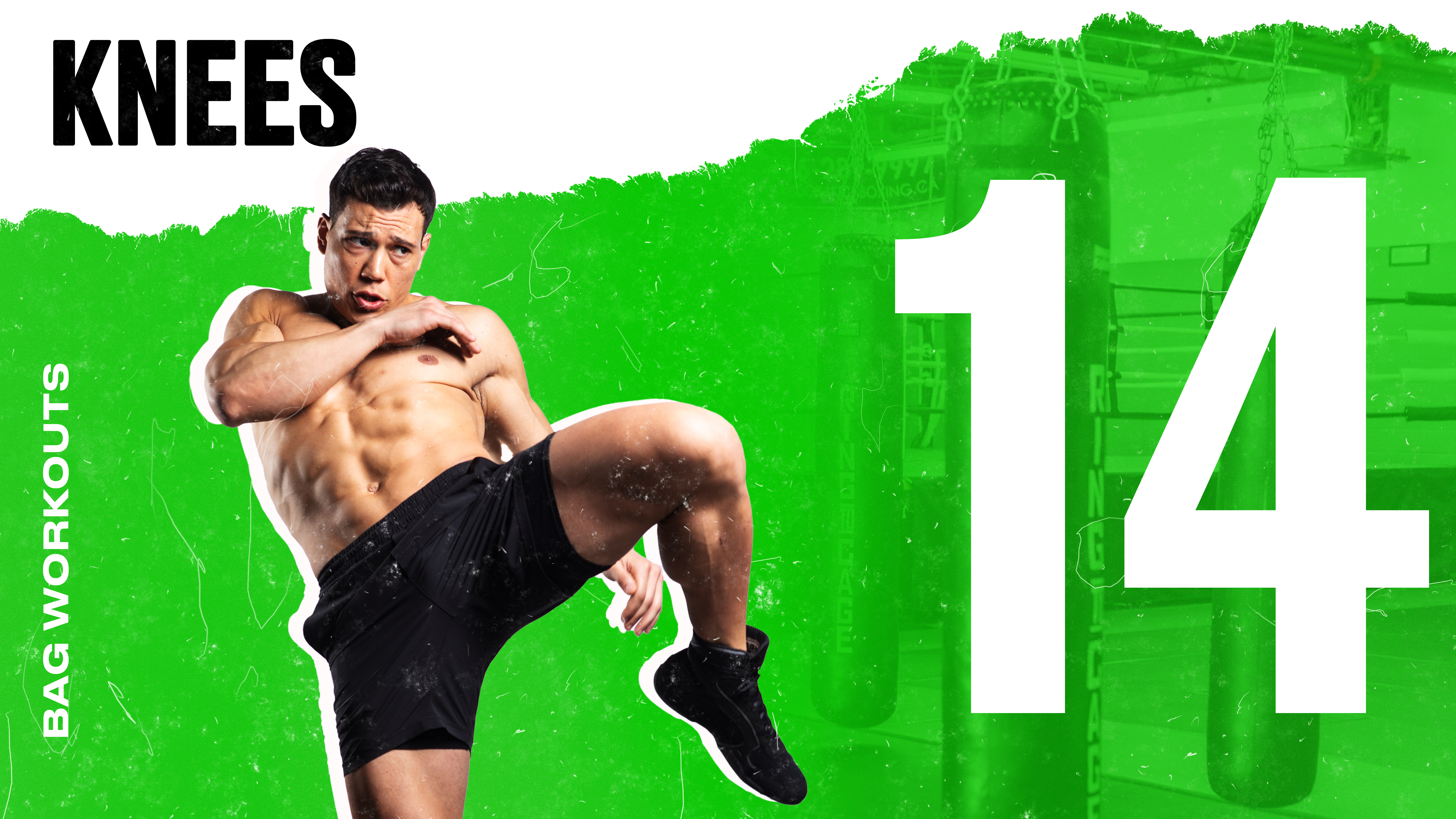 BAG WORKOUT: KNEE SEQUENCES IN THE CLINCH
