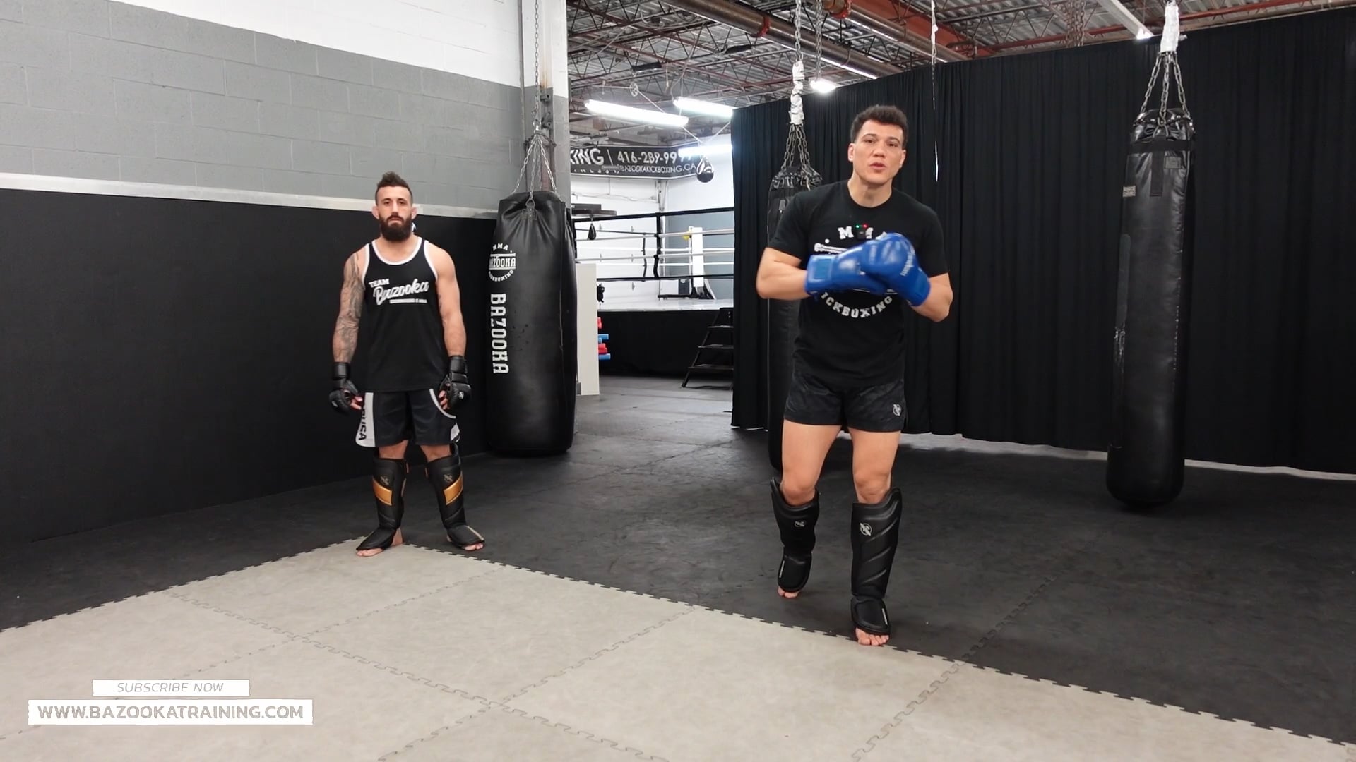 SPARRING DRILLS - LUNGING HOOKS