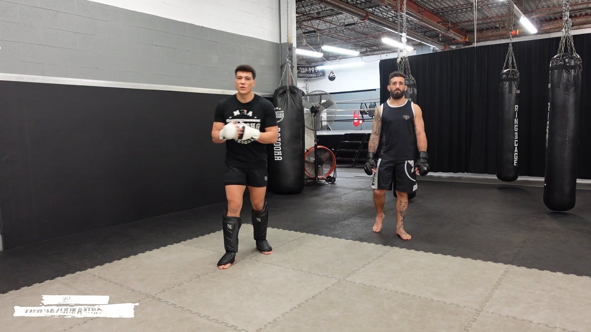 SPARRING DRILLS  - HEAD MOVEMENT WHILE KICKING