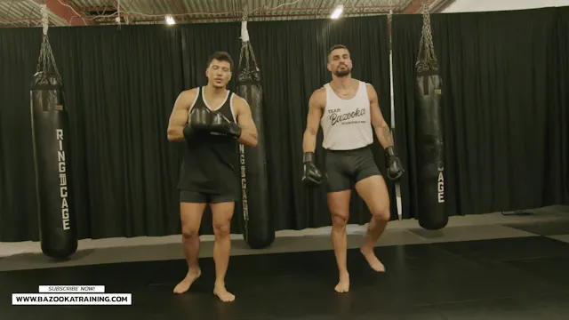 SPARRING DRILLS - CALF KICKS TO SET U...