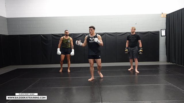 SPARRING DRILLS - DEFENDING HEAD KICKS