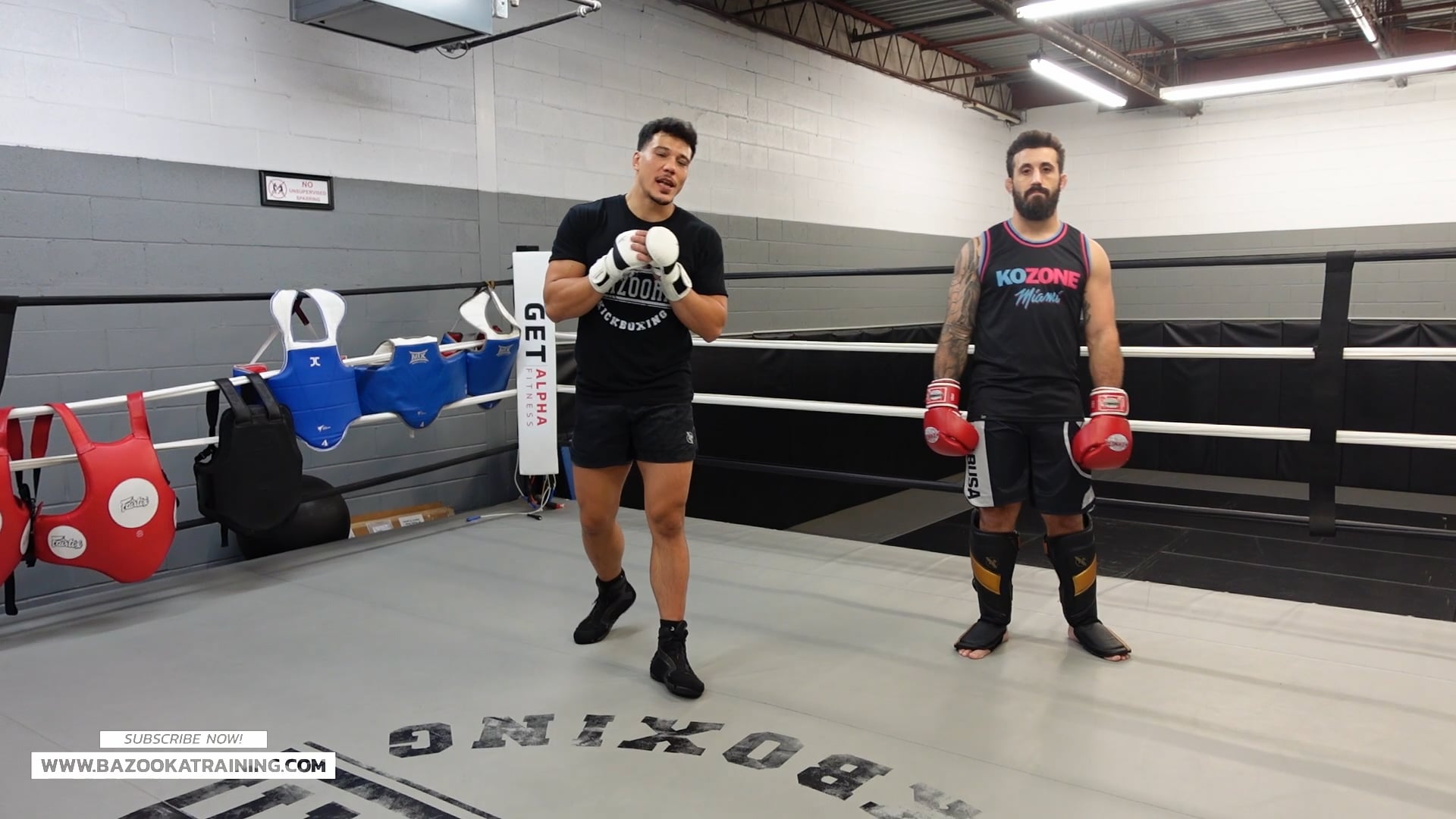SPARRING DRILLS - KICKING WITH RING CONTROL
