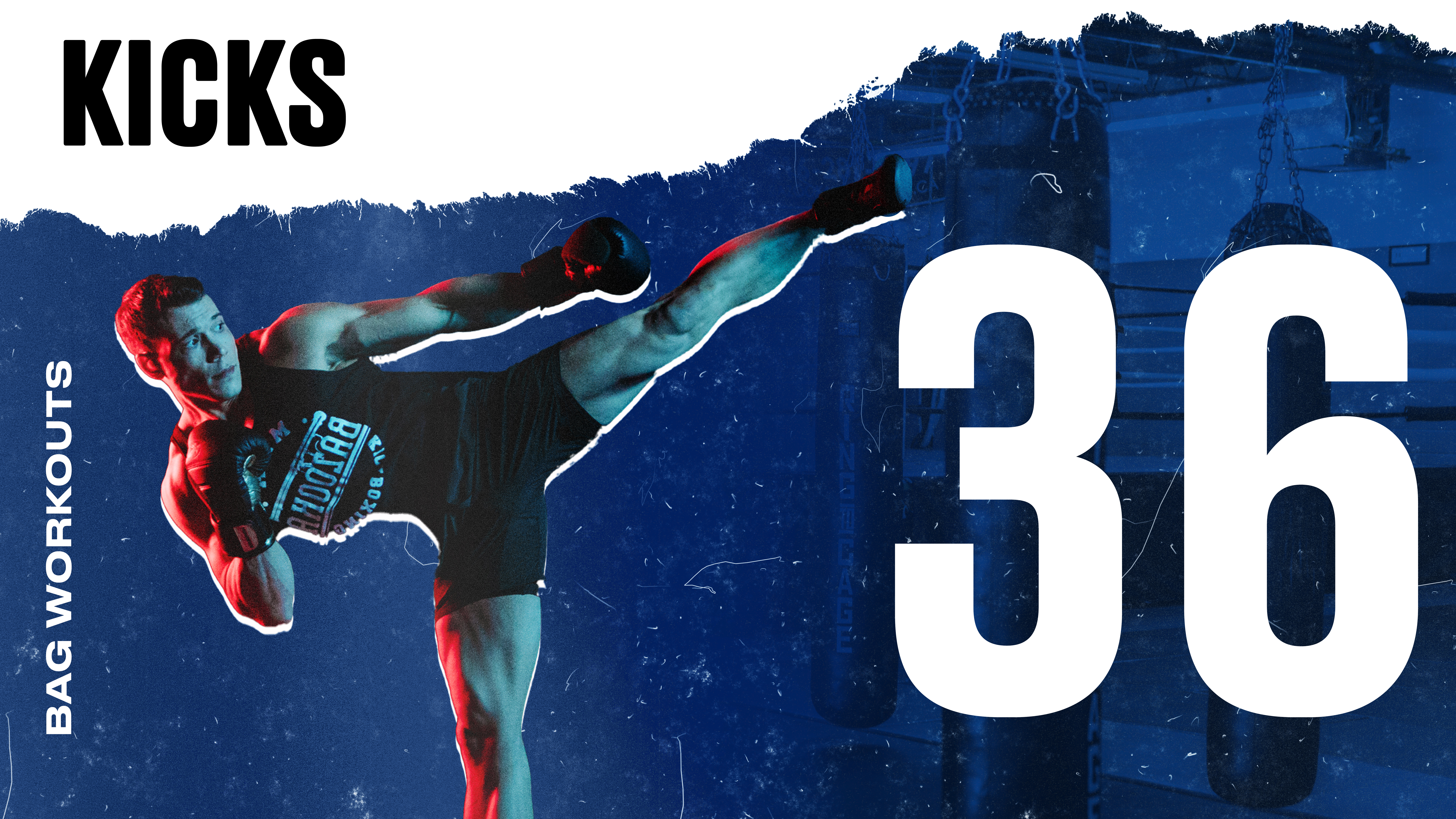 BAG WORKOUT: REPETITIVE FRONT KICK DRILLS