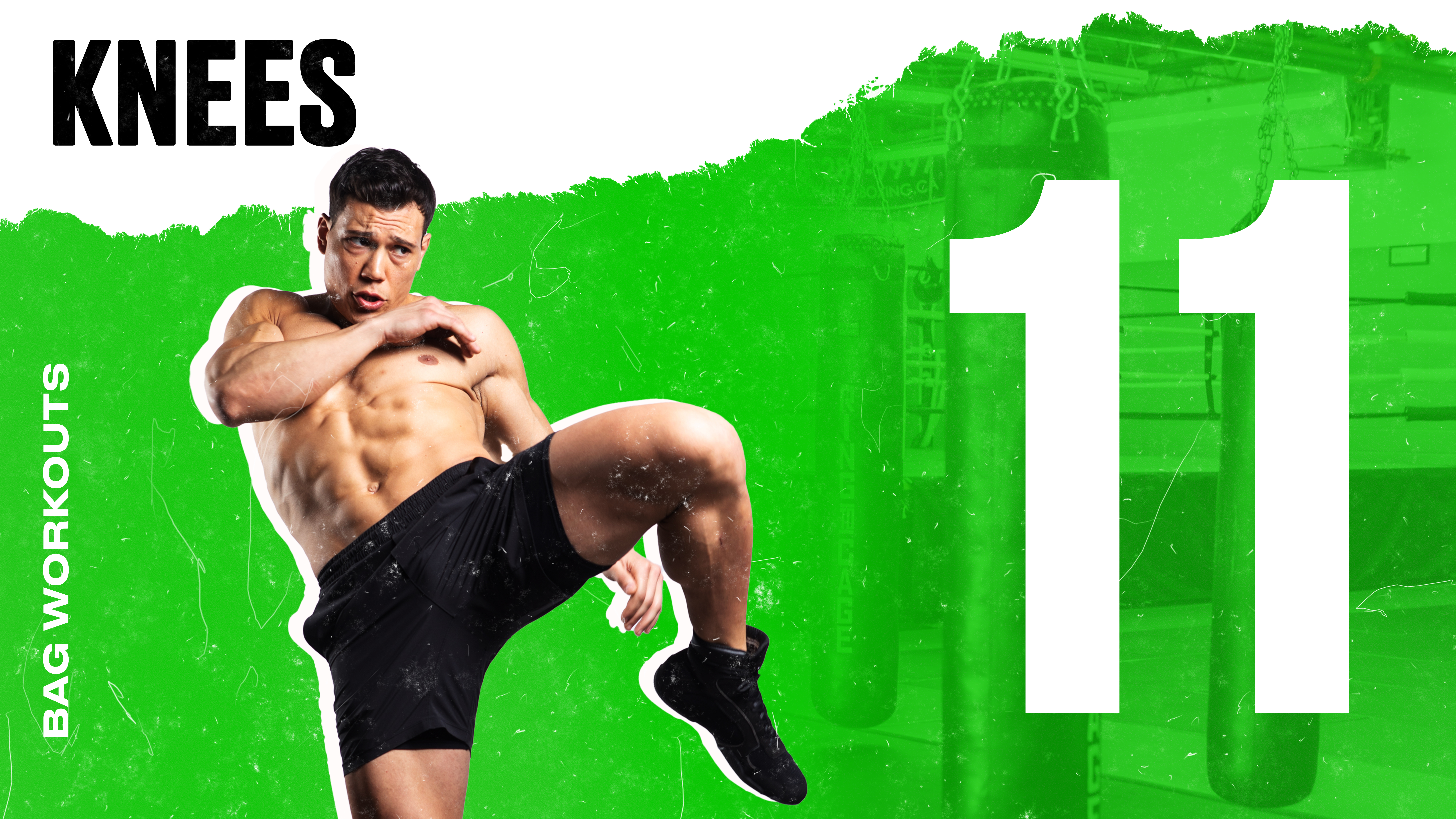 BAG WORKOUT: HOOKS AND KNEES