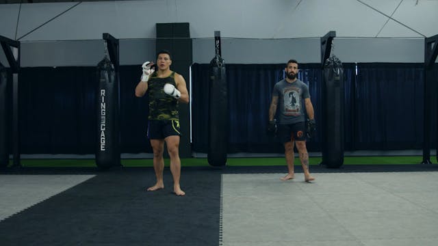 SPARRING DRILLS: FRONT KICK KNOCKOUTS