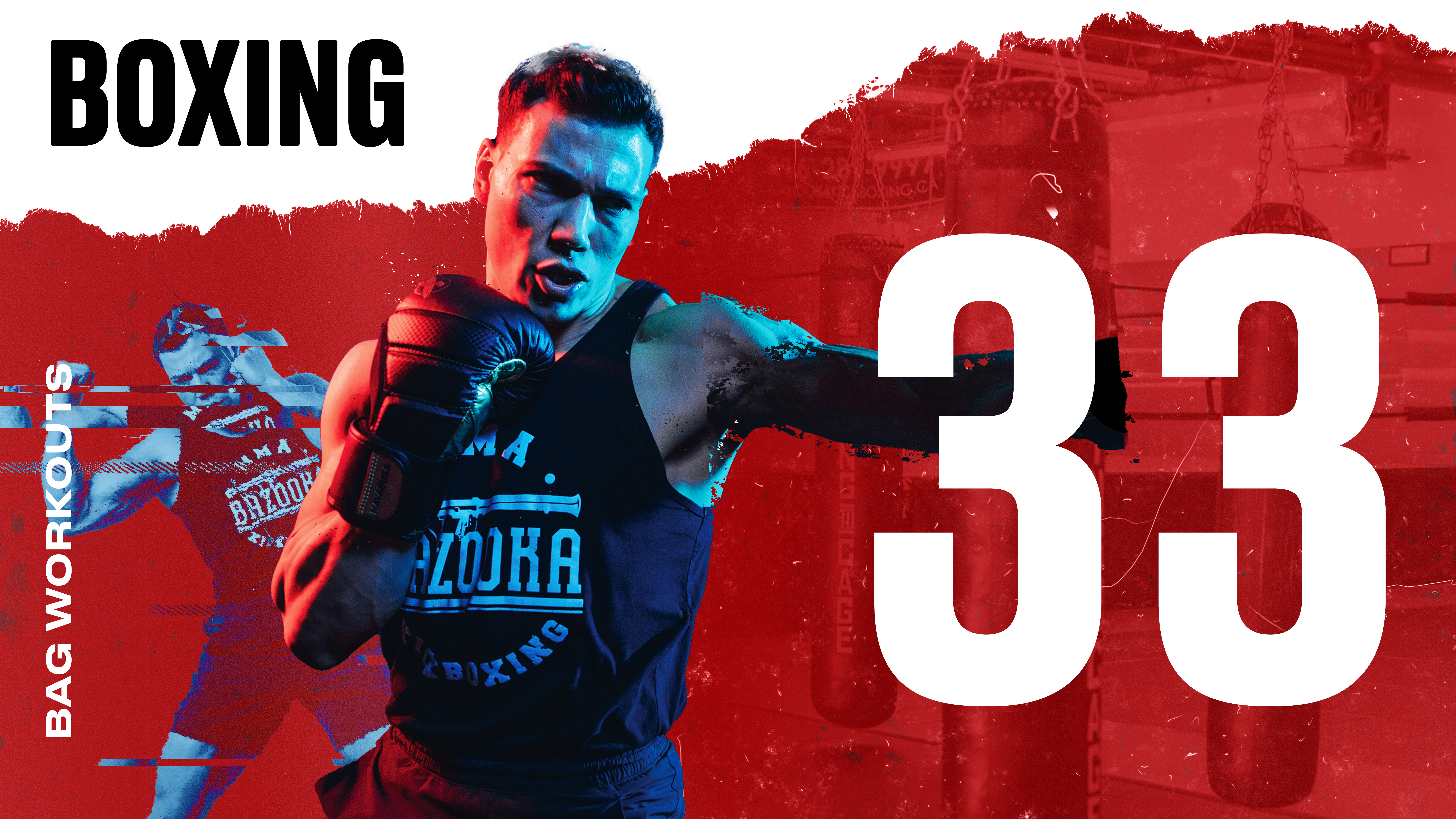 BAG WORKOUT NEUTRAL STANCE PUNCHES