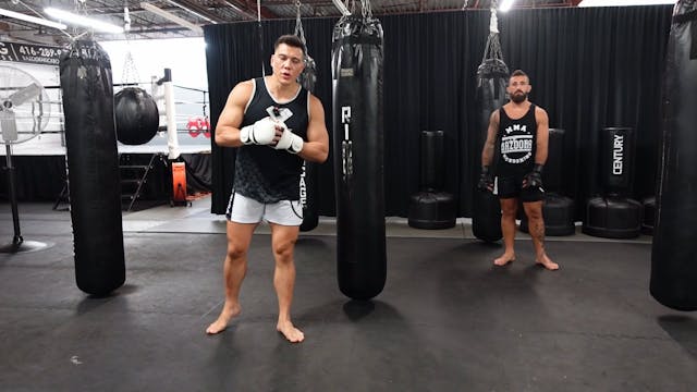 BAG WORKOUTS  - CHOP STEP LOWKICKS