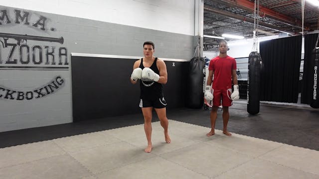 SPARRING DRILLS - CALF KICK PLACEMENT...