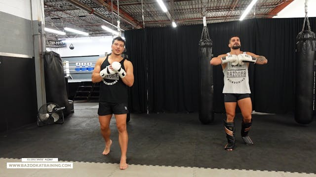 SPARRING DRILLS - OPEN STANCE KICK CO...