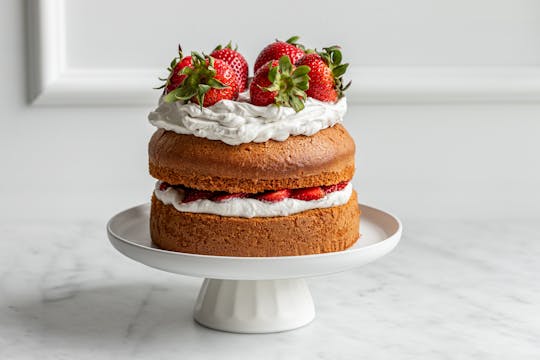 SWEET STRAWBERRY SUMMER CAKE