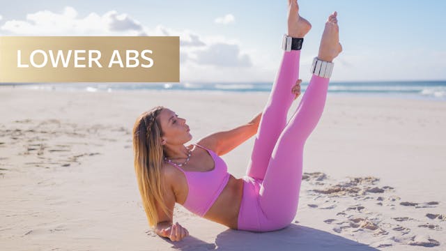 5 MIN LOWER AB BURN (WEIGHTS OPTIONAL)