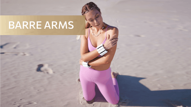 5 MIN BARRE STYLE DANCING ARMS