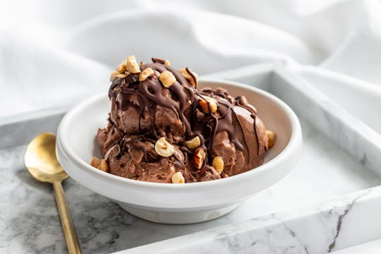 CHOCOLATE HAZELNUT NICE CREAM