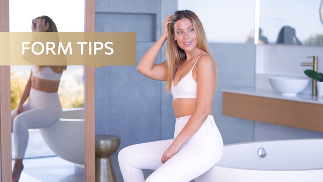 FORM TIPS - HOW TO TONE YOUR ABS + WAIST