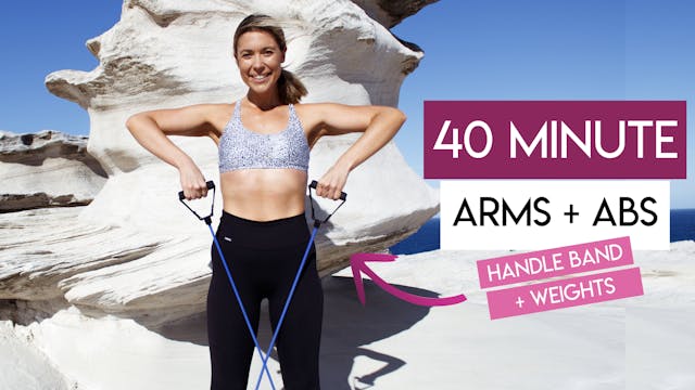 40 MIN ABS + ARMS CARDIO WITH HANDLE ...